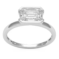 2.05ct 14K White Gold  Diamond Ring Size 6.5