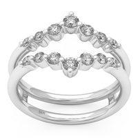 .48ct 14K White Gold  Diamond Ring Size 6.5