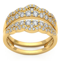 1.01ct 14K Yellow Gold  Diamond Ring Size 6.5