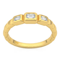.35ct 14K Yellow Gold  Diamond Ring Size 6.5