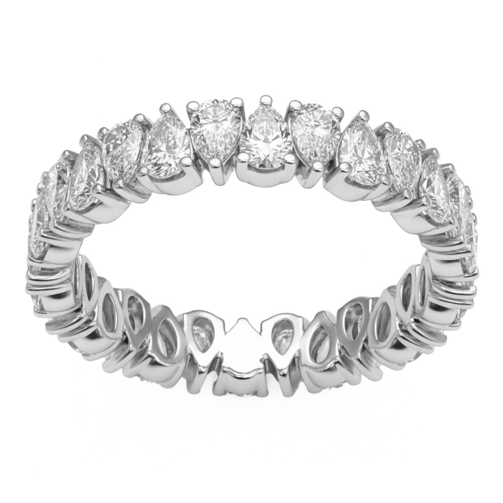 2.22ct 14K White Gold  Diamond Ring Size 6.5