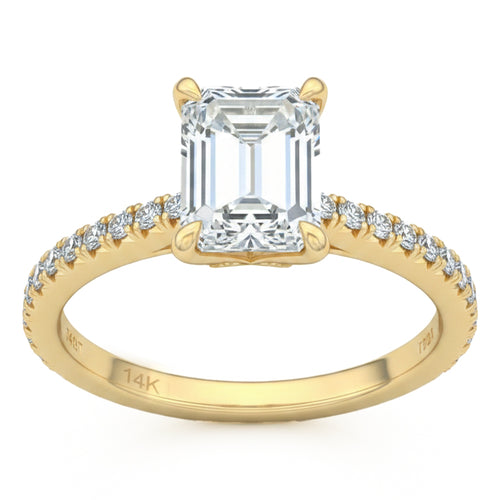 2.38ct 14K Yellow Gold  Diamond Ring Size 6.5