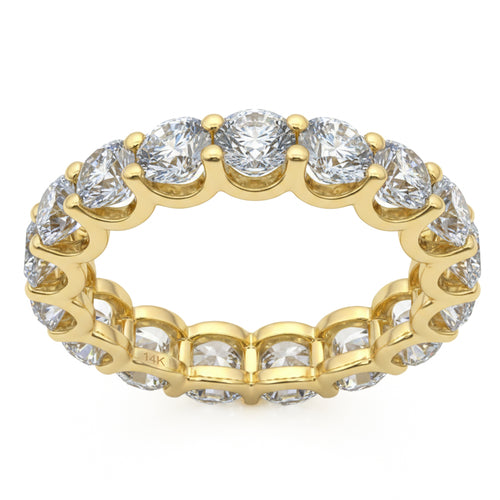 4.25ct 14K Yellow Gold  Diamond Ring Size 6.5