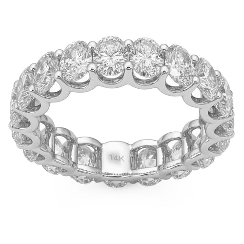 4.75ct 14K White Gold  Diamond Ring Size 6.5