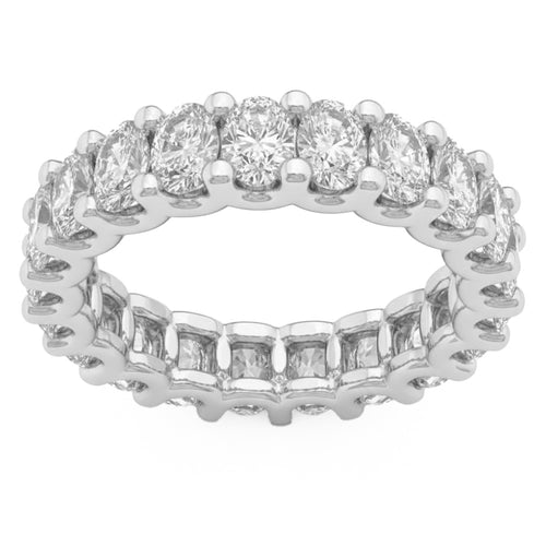 3.73ct 14K White Gold  Diamond Ring Size 6.5