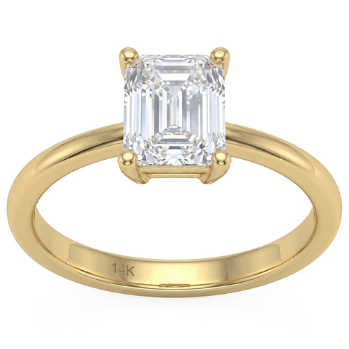 2.06ct 14K Yellow Gold  Diamond Ring Size 6.5