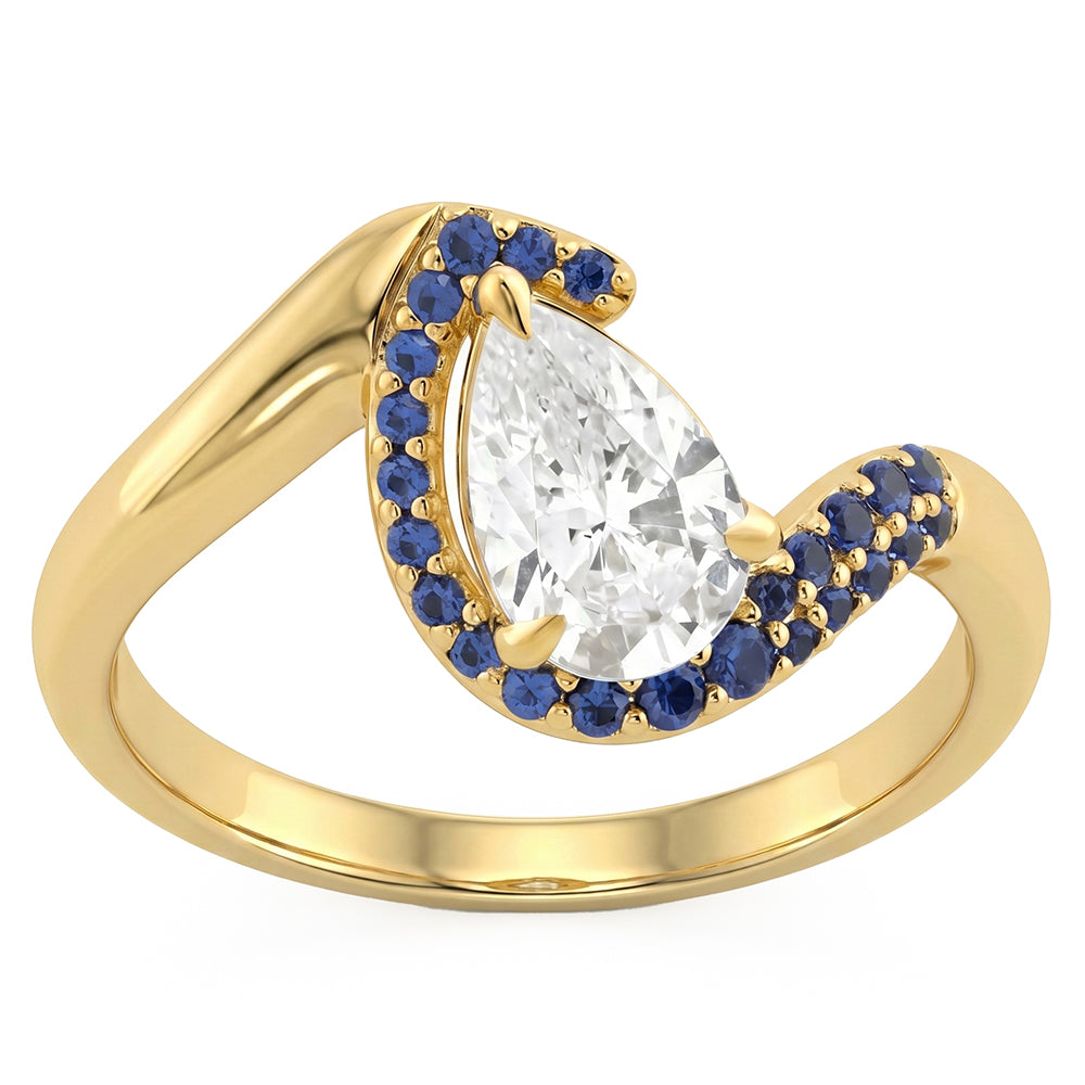 1.03ct 14K Yellow Gold  Diamond Ring Size 6.5