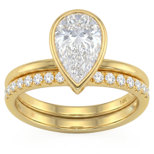 3.4ct 14K White Gold  Diamond Ring Size 6.5