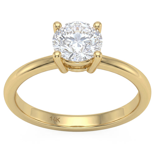 1.00ct 14K White Gold  Diamond Ring Size 6.5