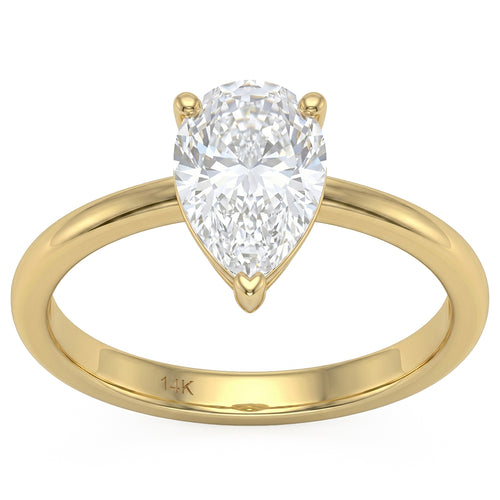 1.00ct 14K White Gold  Diamond Ring Size 6.5
