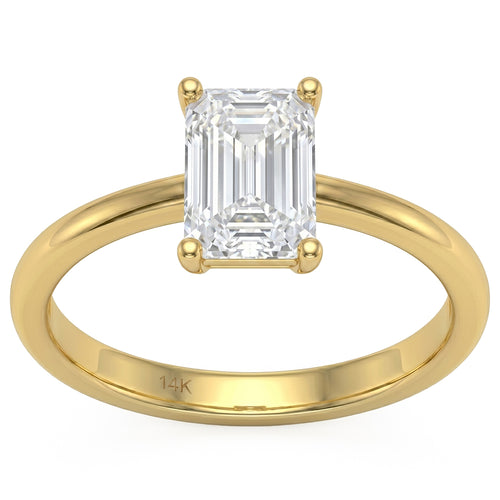 1.00ct 14K Yellow Gold  Diamond Ring Size 6.5