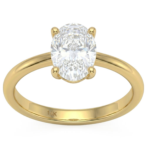 1.00ct 14K White Gold  Diamond Ring Size 6.5
