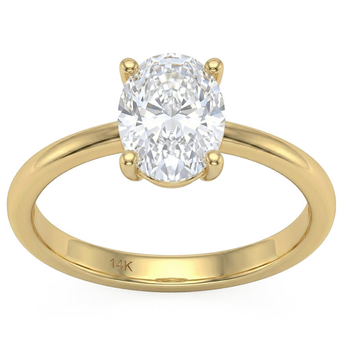 2.00ct 14K Yellow Gold  Diamond Ring Size 6.5