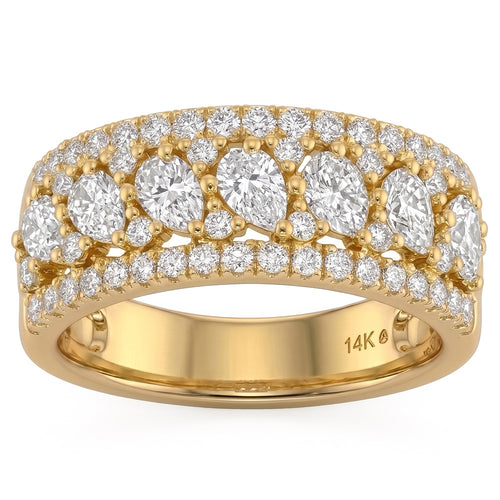 1.13ct 14K Yellow Gold  Diamond Ring Size 6.5