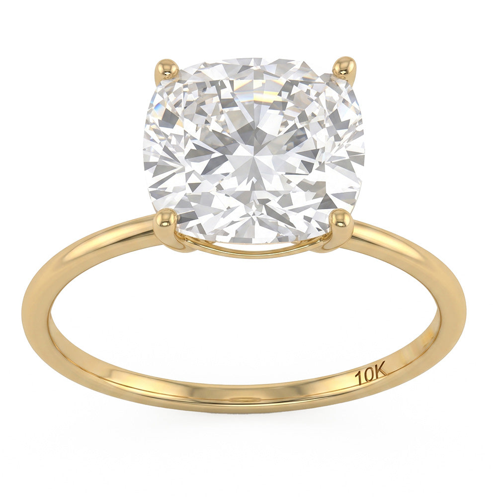 3.53ct 14K Yellow Gold  Diamond Ring Size 6.5