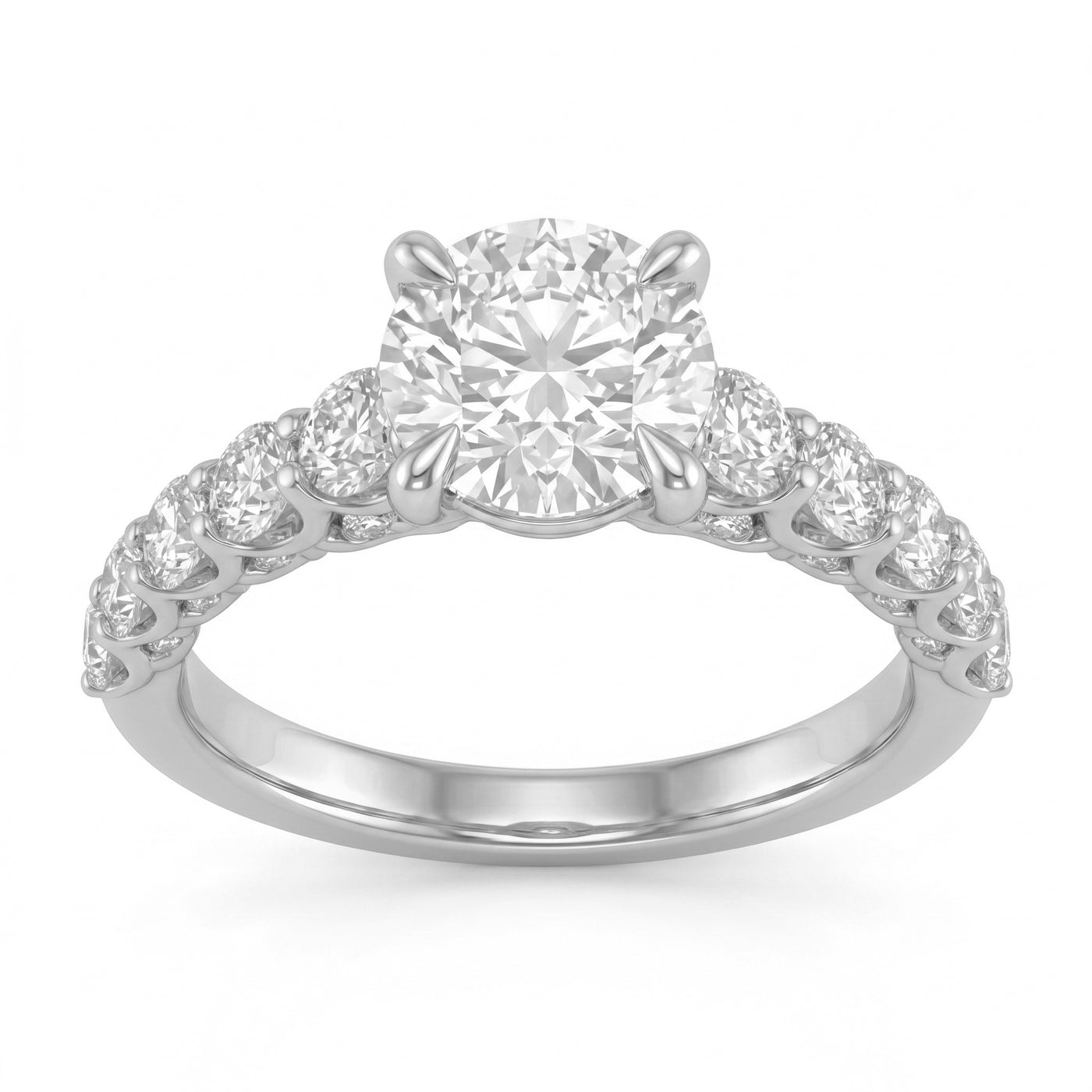 3.39ct 14K Yellow Gold  Diamond Ring Size 6.5