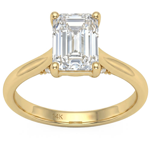 2.12ct 14K Yellow Gold  Diamond Ring Size 6.5