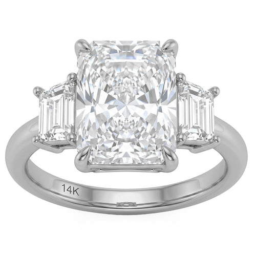 9.09ct 14K White Gold  Diamond Ring Size 6.5