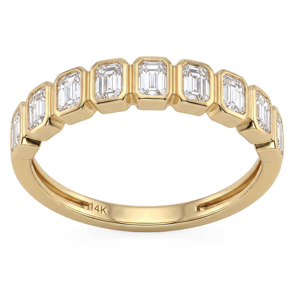 .90ct 14K Yellow Gold  Diamond Ring Size 6.5