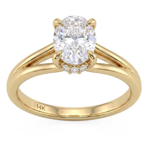 1.13ct 14K Yellow Gold  Diamond Ring Size 6.5