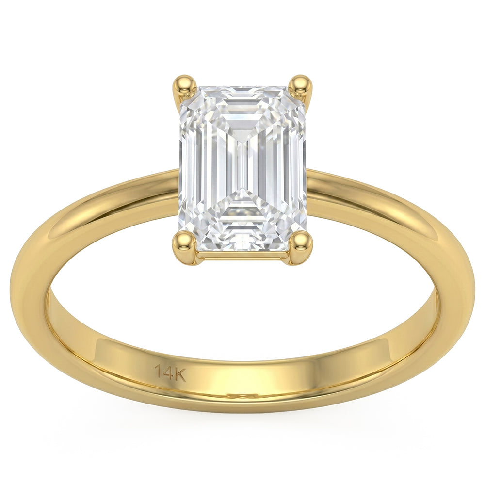 1.10ct 14K Yellow Gold  Diamond Ring Size 6.5