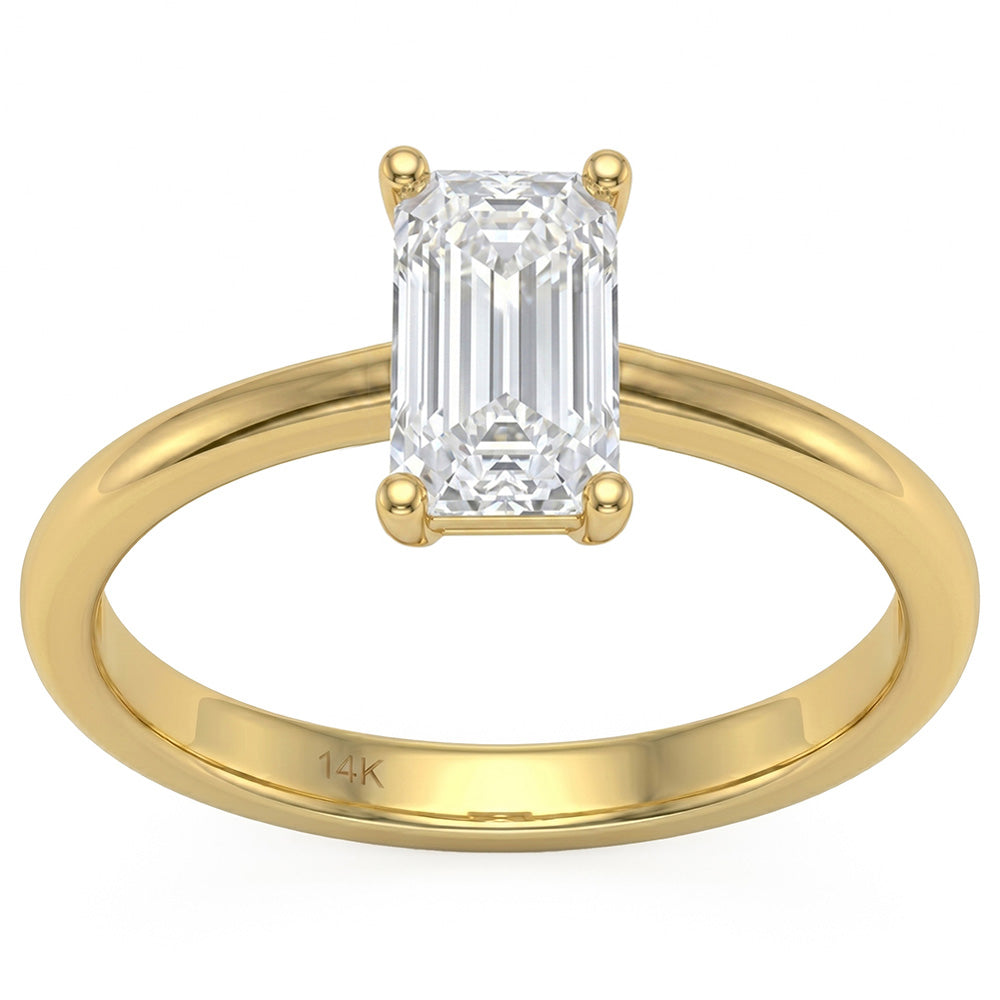 1.02ct 14K Yellow Gold  Diamond Ring Size 6.5
