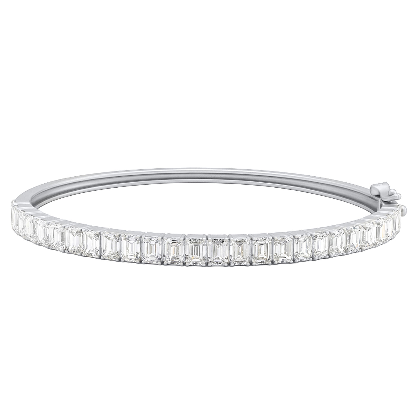 6.24ct 14K White Gold  Diamond Bracelet 7
